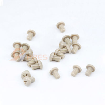 Buen precio PEEK industrial 1000 piezas mecanizadas tornillo resistencia a altas temperaturas en línea