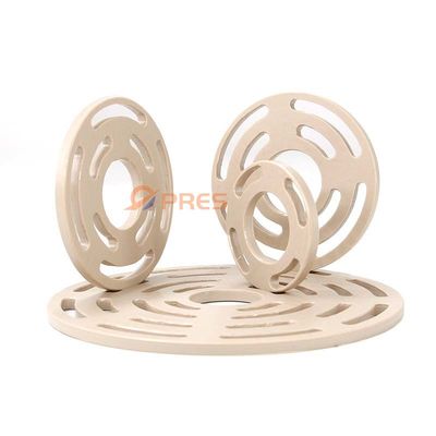 Buen precio Ingeniería de resistencia química a la abrasión piezas de plástico PEEK placa de válvula OEM en línea